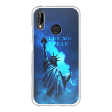 Load image into Gallery viewer, Lady Liberty Back Printed Transparent Soft Phone Case