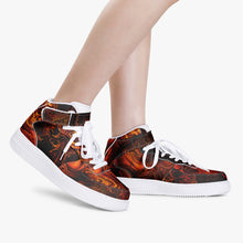 Load image into Gallery viewer, High-Top Leather Sports Sneakers