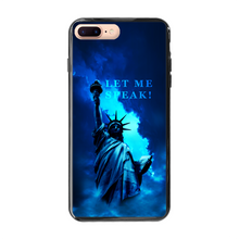 Load image into Gallery viewer, Lady Liberty Back Printed Black Soft Phone Case