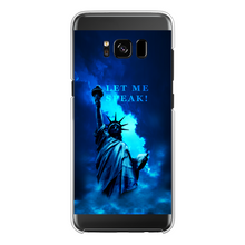 Load image into Gallery viewer, Lady Liberty Back Printed Transparent Hard Phone Case