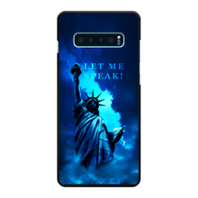 Carregar imagem no visualizador da galeria, Lady Liberty Back Printed Black Hard Phone Case