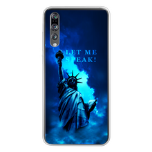 Load image into Gallery viewer, Lady Liberty Back Printed Transparent Soft Phone Case