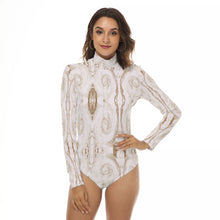 將圖片載入圖庫檢視器 Stretchy Turtleneck Long Sleeve Bodysuit
