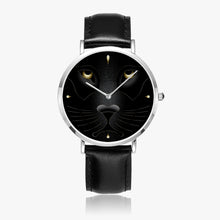 Carregar imagem no visualizador da galeria, Ultra-Thin Leather Strap Quartz Watch (Silver)