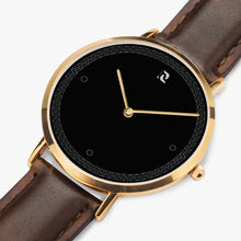 Carregar imagem no visualizador da galeria, Ultra-Thin Leather Strap Quartz Watch (Rose Gold)
