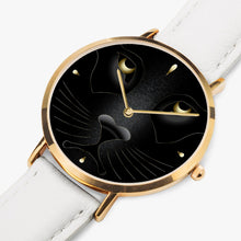 Load image into Gallery viewer, Ultra-Thin Leather Strap Quartz Watch (Rose Gold)