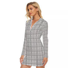 Load image into Gallery viewer, Zip Front Tight Dress