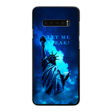 Carregar imagem no visualizador da galeria, Lady Liberty Back Printed Black Hard Phone Case