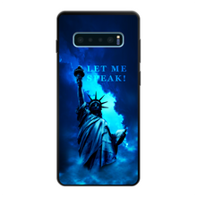 Load image into Gallery viewer, Lady Liberty Back Printed Black Soft Phone Case