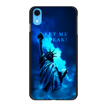 Carregar imagem no visualizador da galeria, Lady Liberty Back Printed Black Hard Phone Case