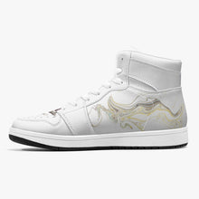 Load image into Gallery viewer, High-Top Leather Sneakers - White / Black