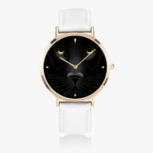 Load image into Gallery viewer, Ultra-Thin Leather Strap Quartz Watch (Rose Gold)