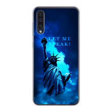 Load image into Gallery viewer, Lady Liberty Back Printed Transparent Soft Phone Case