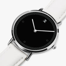 Carregar imagem no visualizador da galeria, Ultra-Thin Leather Strap Quartz Watch (Silver)