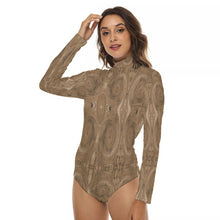 將圖片載入圖庫檢視器 Stretchy Turtleneck Long Sleeve Bodysuit