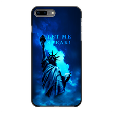 Carregar imagem no visualizador da galeria, Lady Liberty Back Printed Black Hard Phone Case