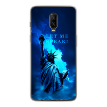 Load image into Gallery viewer, Lady Liberty Back Printed Transparent Soft Phone Case