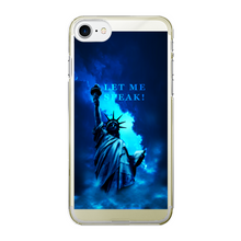 Load image into Gallery viewer, Lady Liberty Back Printed Transparent Hard Phone Case