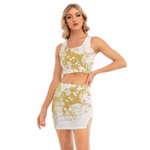 Carregar imagem no visualizador da galeria, Camisole And Hip Skirt Suit