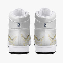 Load image into Gallery viewer, High-Top Leather Sneakers - White / Black
