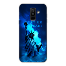 Load image into Gallery viewer, Lady Liberty Back Printed Transparent Soft Phone Case