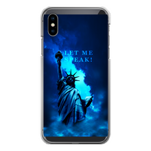 Load image into Gallery viewer, Lady Liberty Back Printed Transparent Hard Phone Case