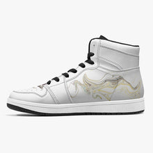 Load image into Gallery viewer, High-Top Leather Sneakers - White / Black
