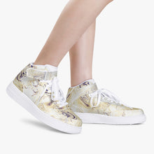 Load image into Gallery viewer, High-Top Leather Sports Sneakers