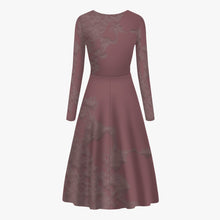 Carregar imagem no visualizador da galeria, Women’s Long-Sleeve One-piece Dress