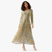 Carregar imagem no visualizador da galeria, Women’s Long-Sleeve One-piece Dress