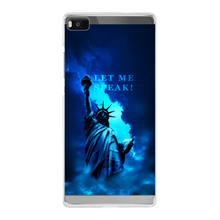 Load image into Gallery viewer, Lady Liberty Back Printed Transparent Hard Phone Case