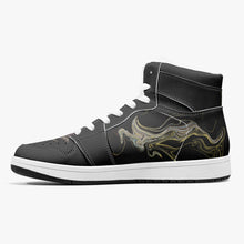 Load image into Gallery viewer, High-Top Leather Sneakers - White / Black