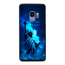 Carregar imagem no visualizador da galeria, Lady Liberty Back Printed Black Hard Phone Case