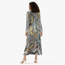Charger l'image dans la galerie, Women’s Long-Sleeve One-piece Dress