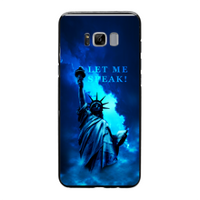 Load image into Gallery viewer, Lady Liberty Back Printed Black Soft Phone Case