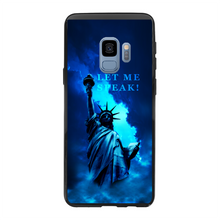 Load image into Gallery viewer, Lady Liberty Back Printed Black Soft Phone Case