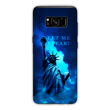 Load image into Gallery viewer, Lady Liberty Back Printed Transparent Soft Phone Case