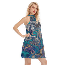 Load image into Gallery viewer, Dress With Neck Tie