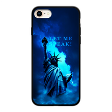 Load image into Gallery viewer, Lady Liberty Back Printed Black Soft Phone Case