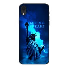 Load image into Gallery viewer, Lady Liberty Back Printed Black Soft Phone Case