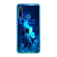 Load image into Gallery viewer, Lady Liberty Back Printed Transparent Soft Phone Case