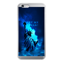 Load image into Gallery viewer, Lady Liberty Back Printed Transparent Hard Phone Case