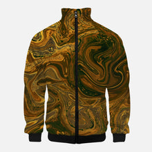 將圖片載入圖庫檢視器 Stand Collar Zipper-up Hoodie