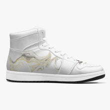 Load image into Gallery viewer, High-Top Leather Sneakers - White / Black