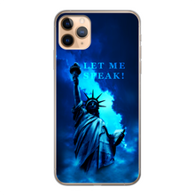 Load image into Gallery viewer, Lady Liberty Back Printed Transparent Soft Phone Case