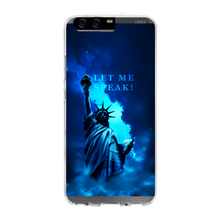 Load image into Gallery viewer, Lady Liberty Back Printed Transparent Hard Phone Case
