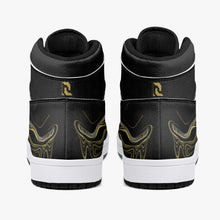 Load image into Gallery viewer, High-Top Leather Sneakers - White / Black