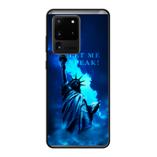 Load image into Gallery viewer, Lady Liberty Back Printed Black Soft Phone Case