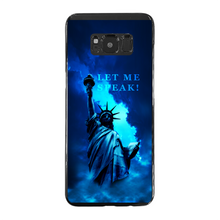 Load image into Gallery viewer, Lady Liberty Back Printed Black Soft Phone Case