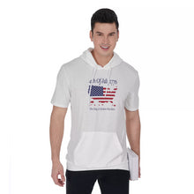 將圖片載入圖庫檢視器 Men's Short Sleeve Hoodie T-Shirt